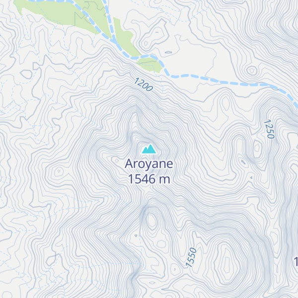 Map of Aroyane