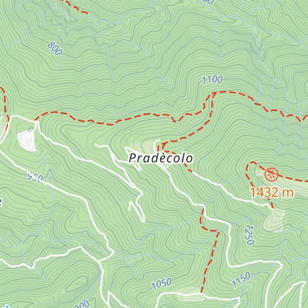 Map of Rifugio Campiglio