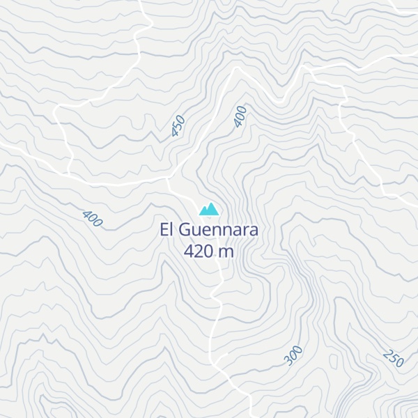 Map of El Guennara
