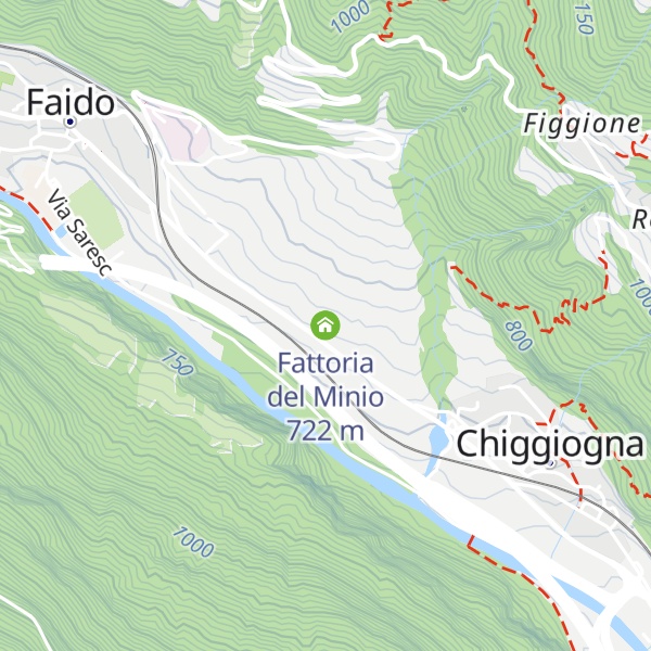 Map of Fattoria del Minio