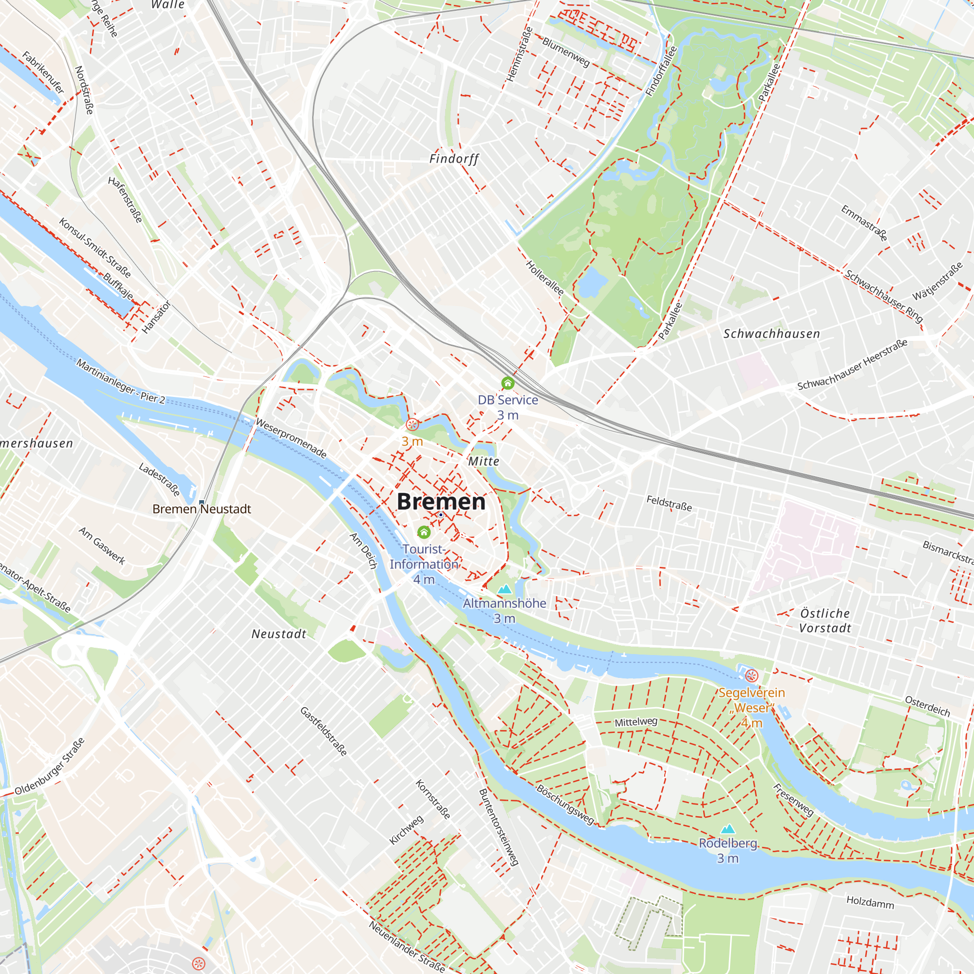 VBN-Servicecenter map