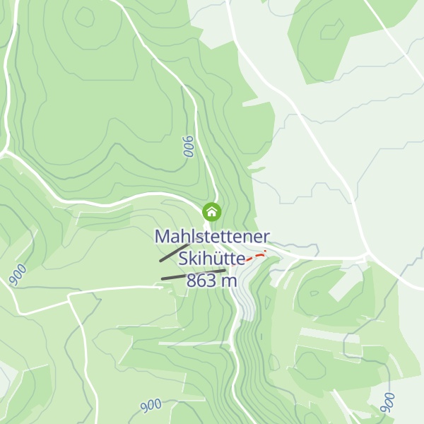 Map of Mahlstettener Skihütte