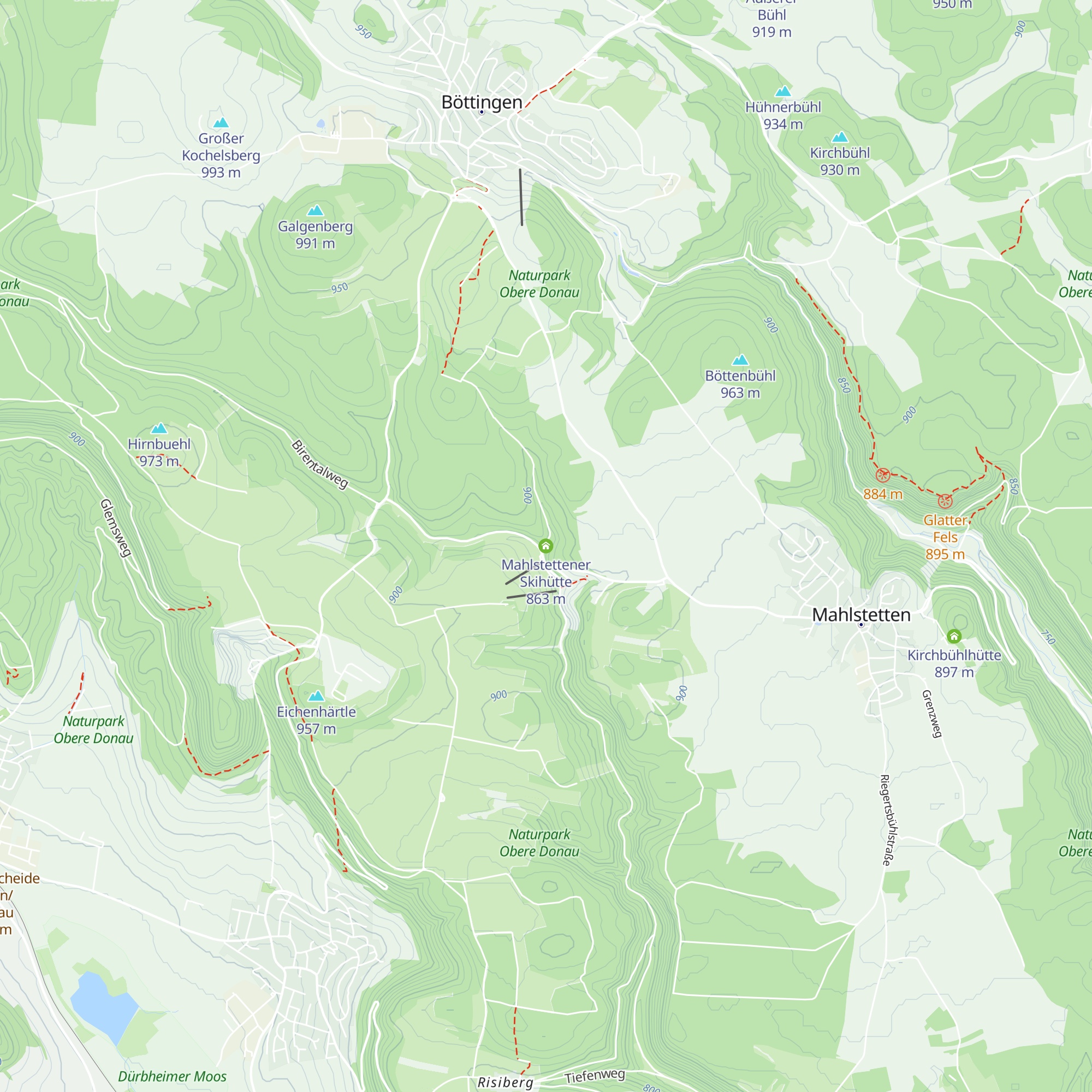 Mahlstettener Skihütte map