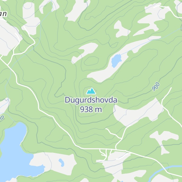 Map of Dugurdshovda