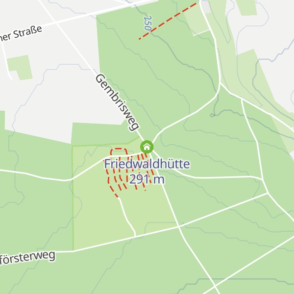 Map of Friedwaldhütte