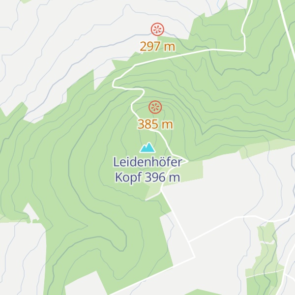Map of Leidenhöfer Kopf