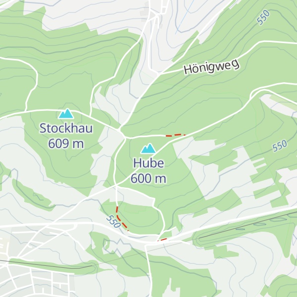 Map of Hube