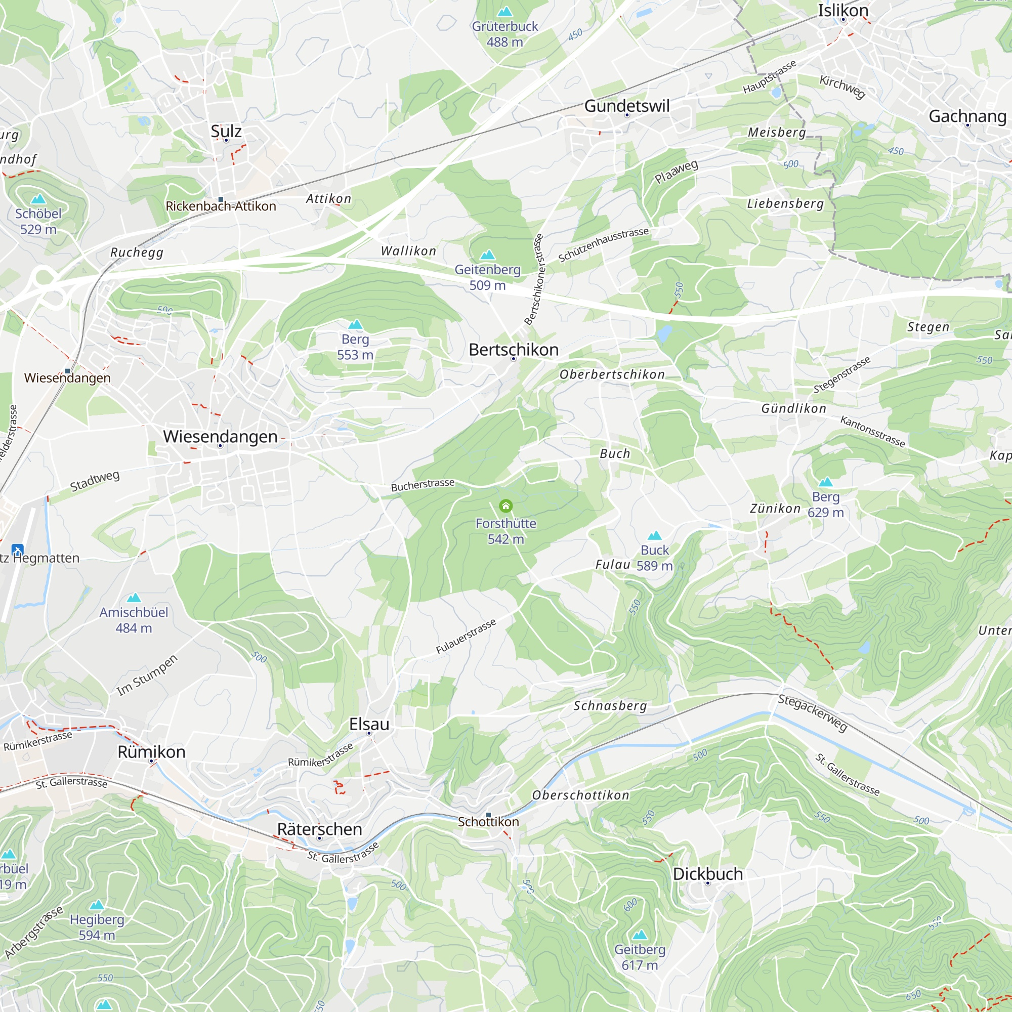 Forsthütte map
