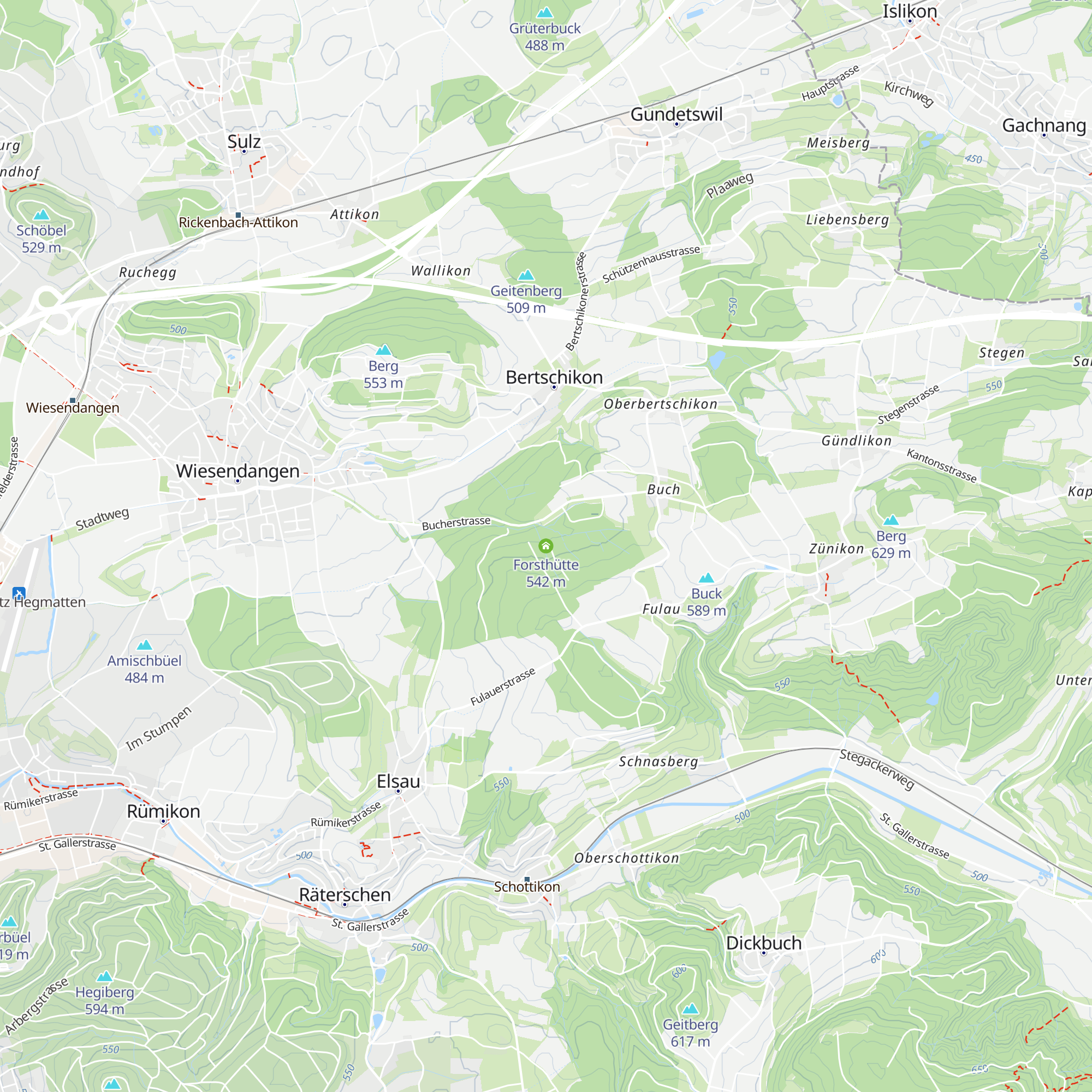 Forsthütte map