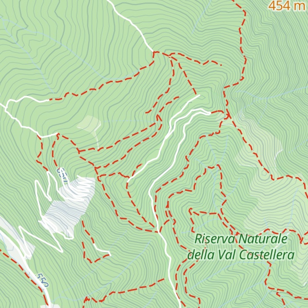 Map of Monte Vasera
