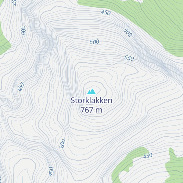Map of Storklakken