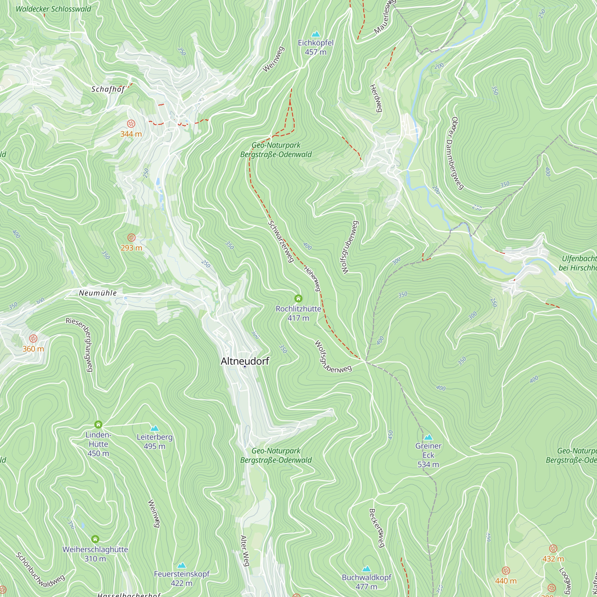 Rochlitzhütte map