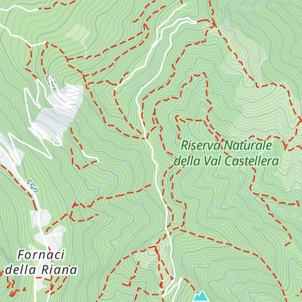 Map of Cima Gallina
