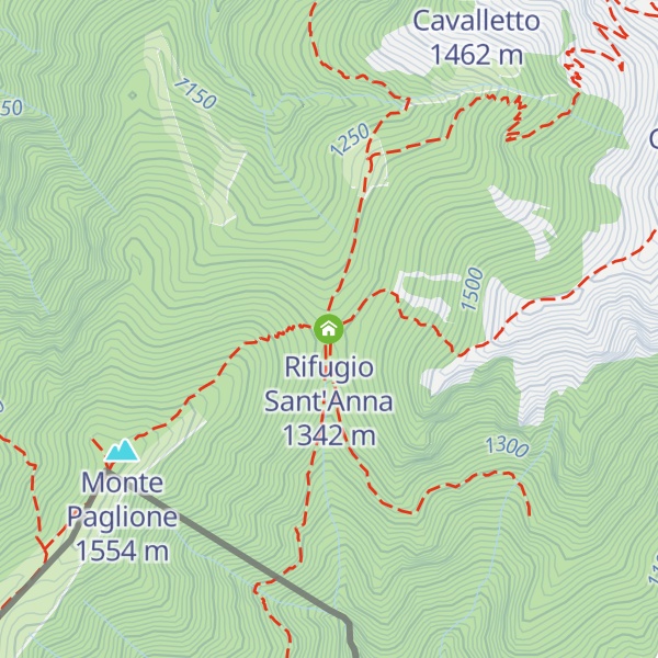 Map of Rifugio Sant'Anna