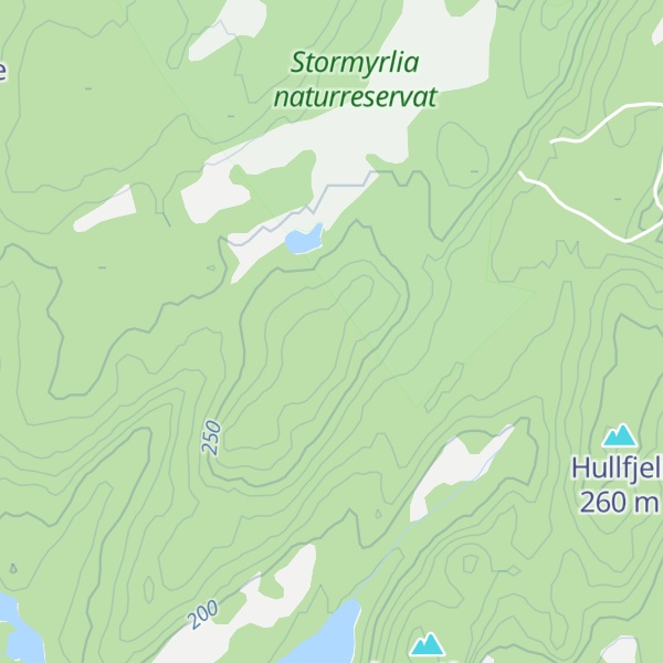 Map of Bågestølheia