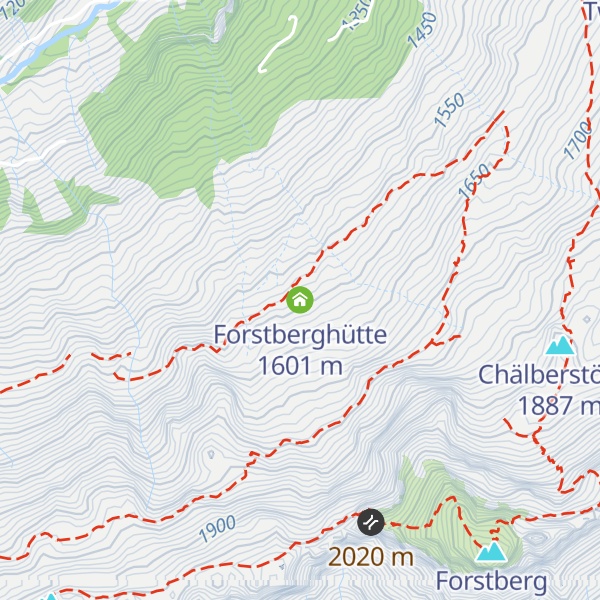 Map of Forstberghütte