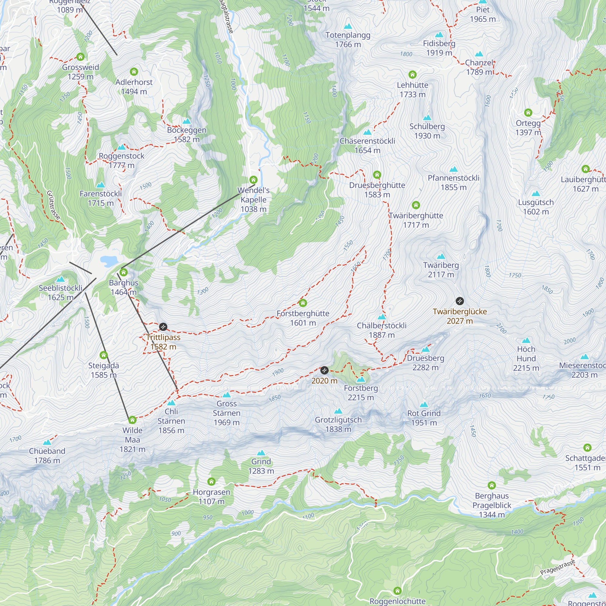 Forstberghütte map