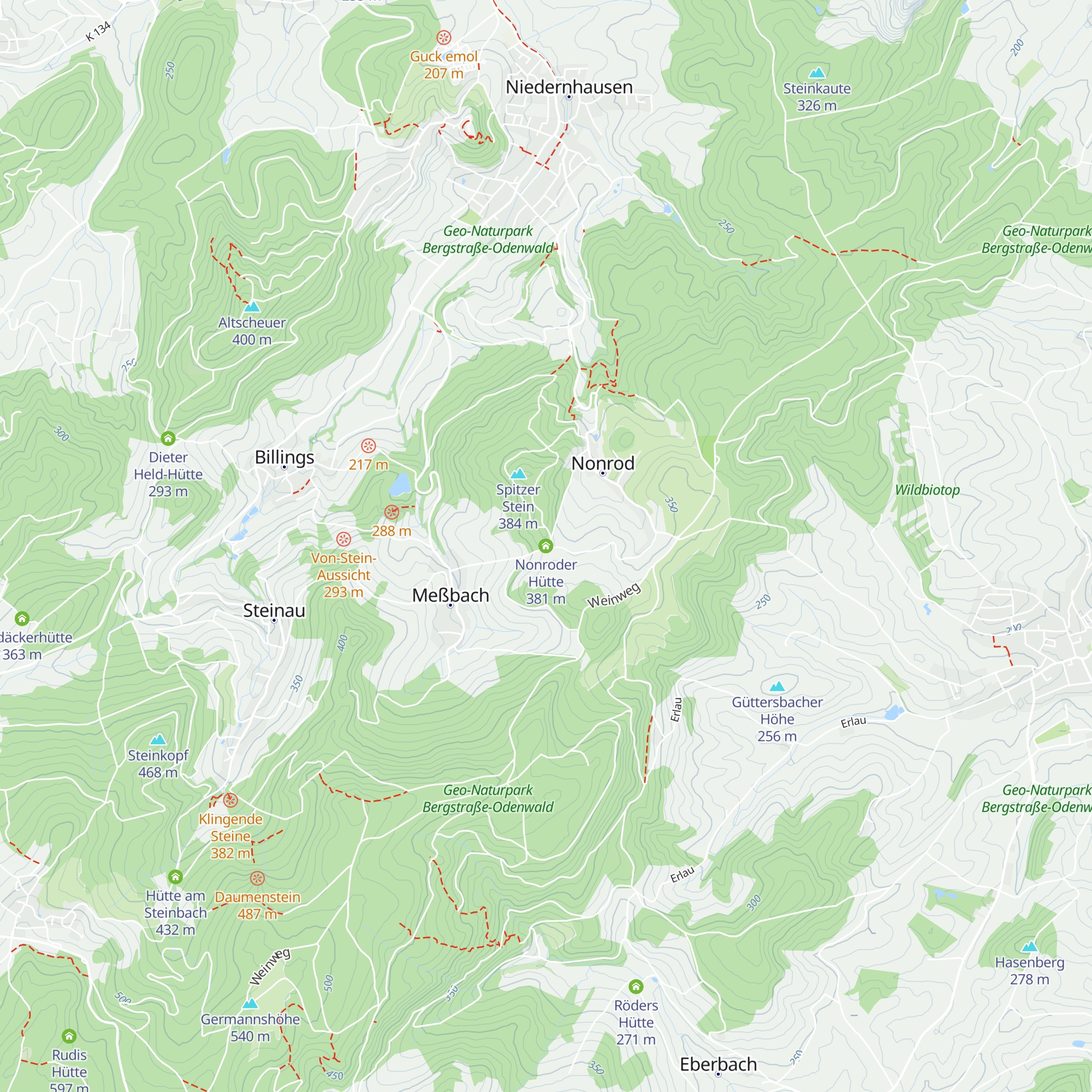 Nonroder Hütte map