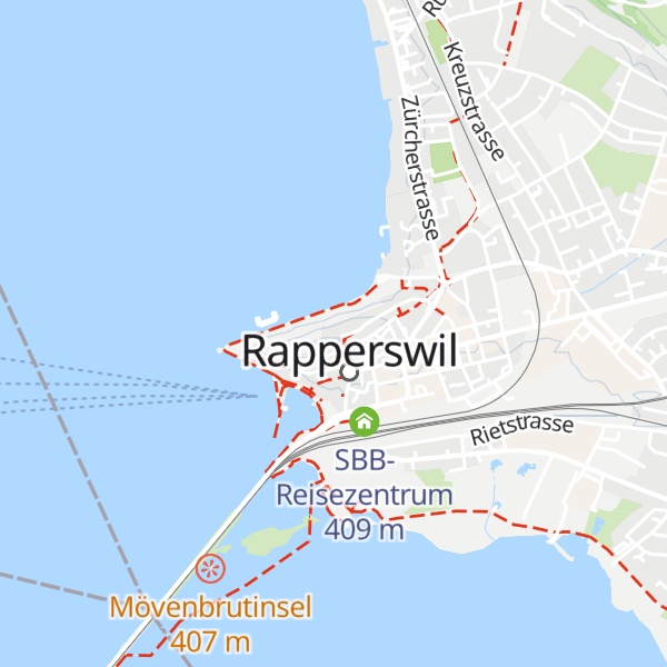 Map of Schloss Rapperswil