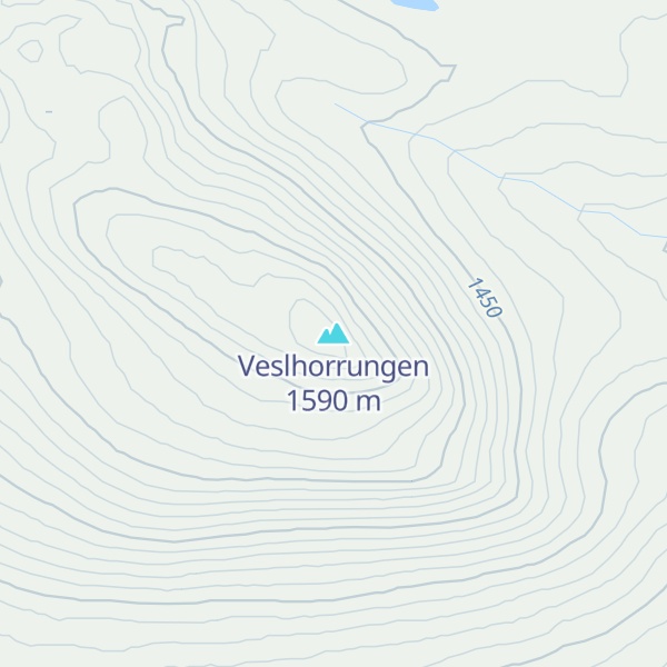 Map of Veslhorrungen