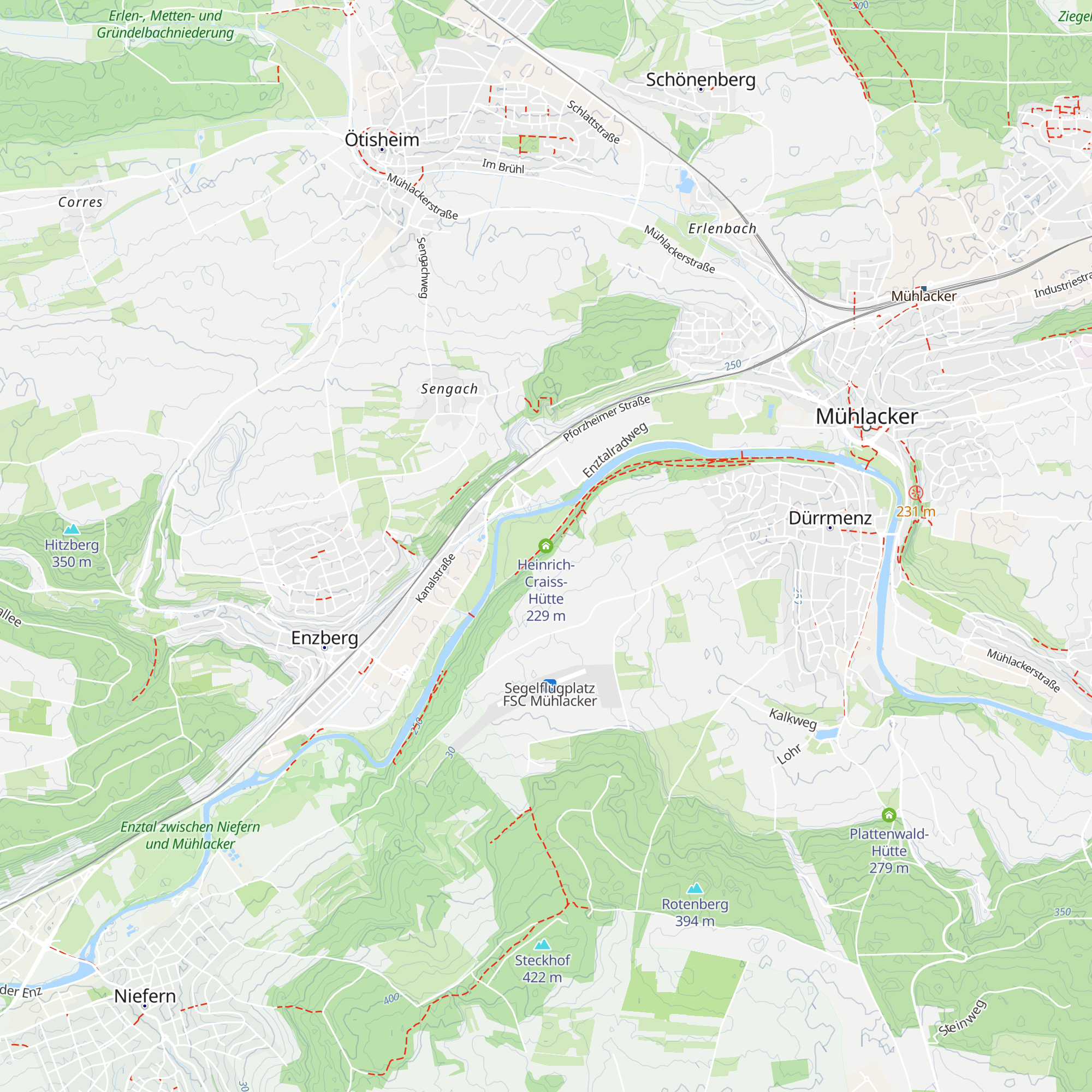 Heinrich-Craiss-Hütte map