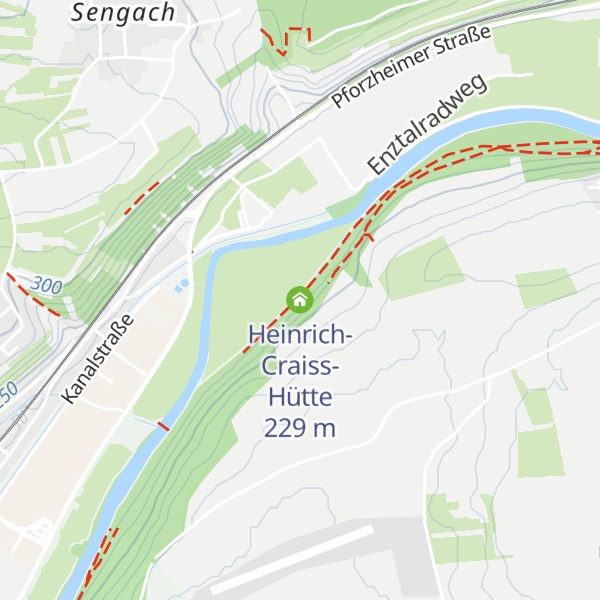 Map of Heinrich-Craiss-Hütte