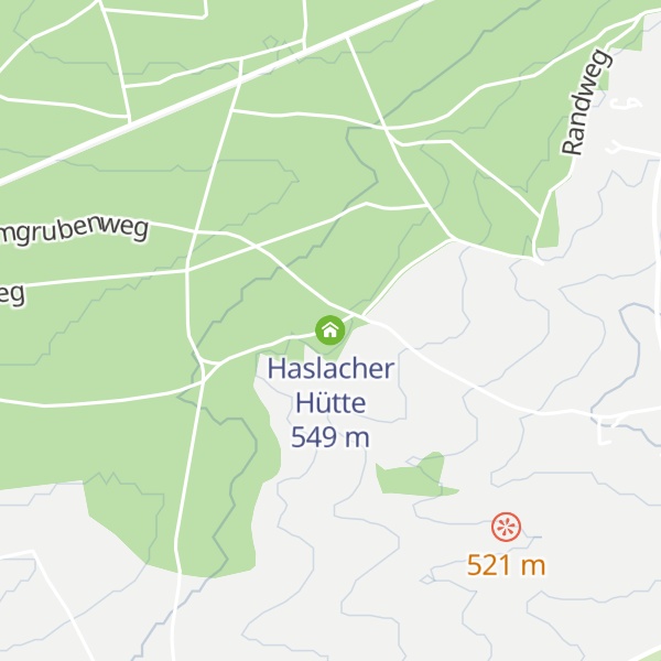 Map of Haslacher Hütte