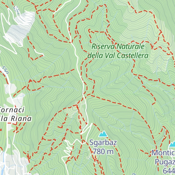 Map of Munt dul Bagiò