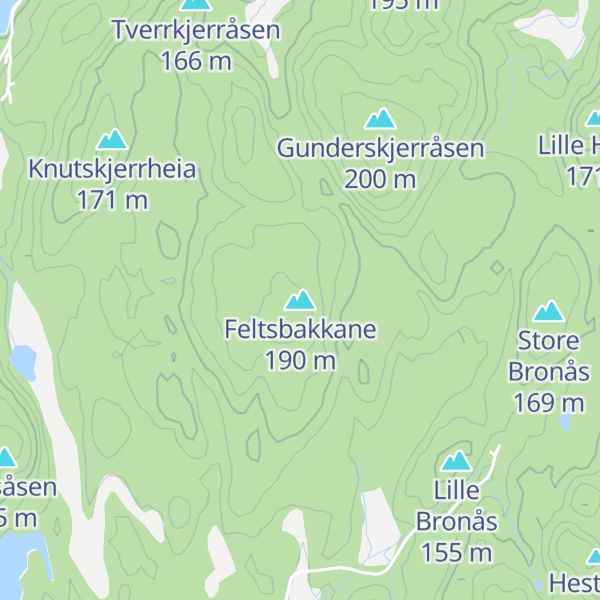 Map of Feltsbakkane
