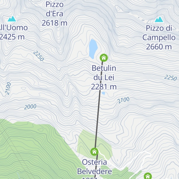 Map of Alpe pro da Lei