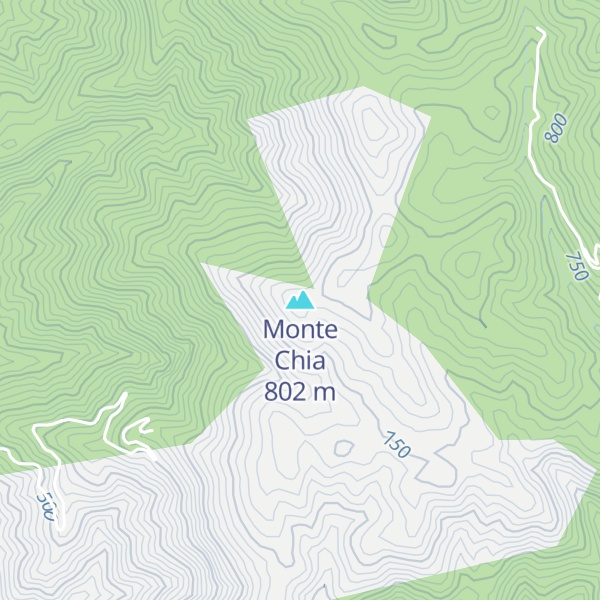 Map of Monte Chia