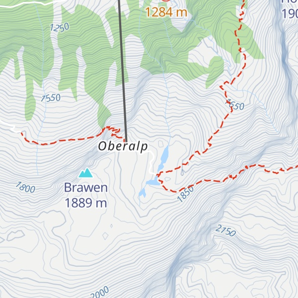 Map of Landfrauenstube Oberalp