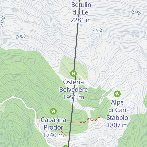 Map of Osteria Belvedere