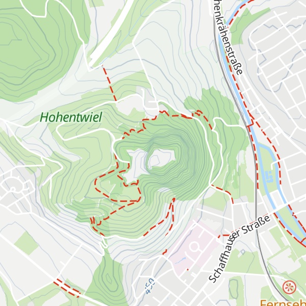 Map of Hohentwiel