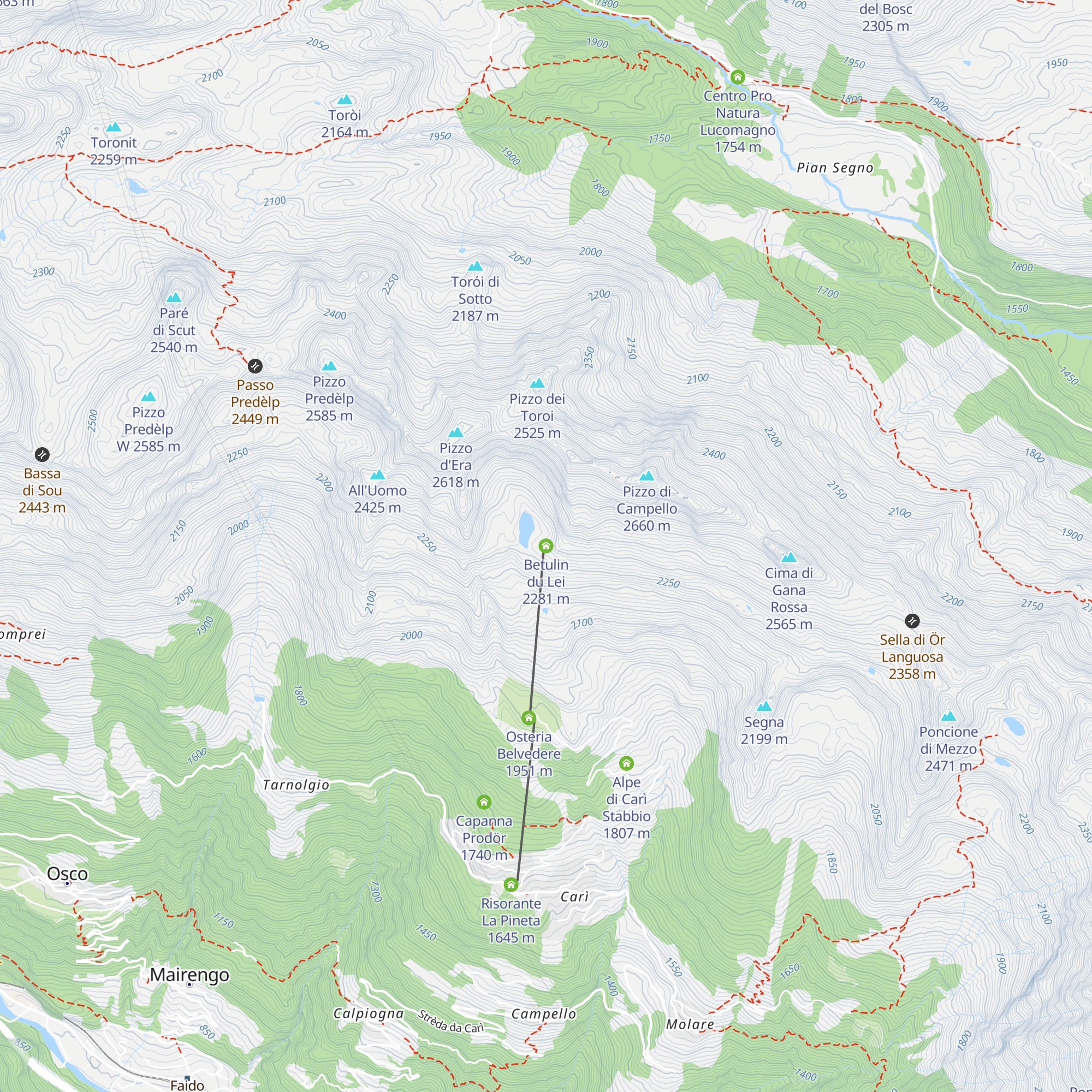 Betulin du Lèi map
