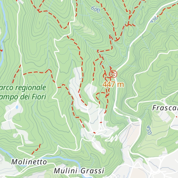 Map of Cascina S. Sebastiano