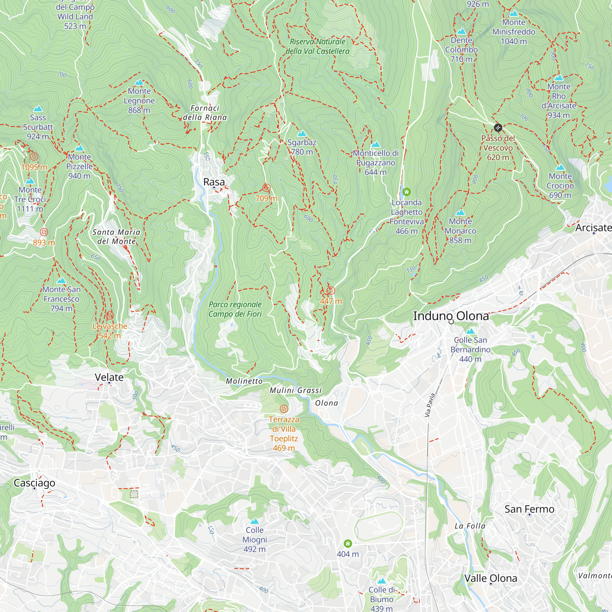 Cascina S. Sebastiano map