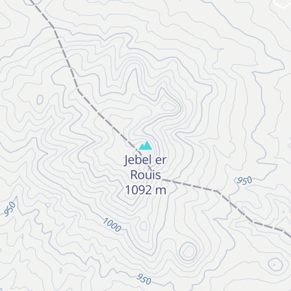Map of Jebel er Rouis