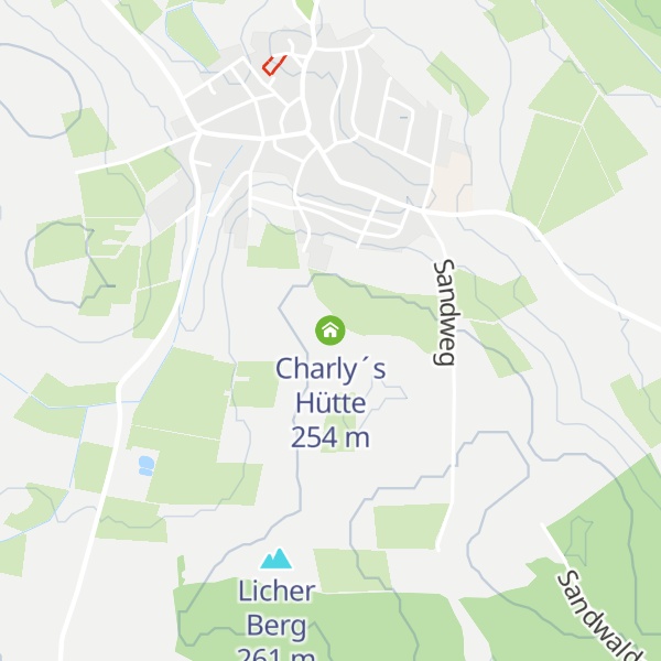 Map of Charly´s Hütte