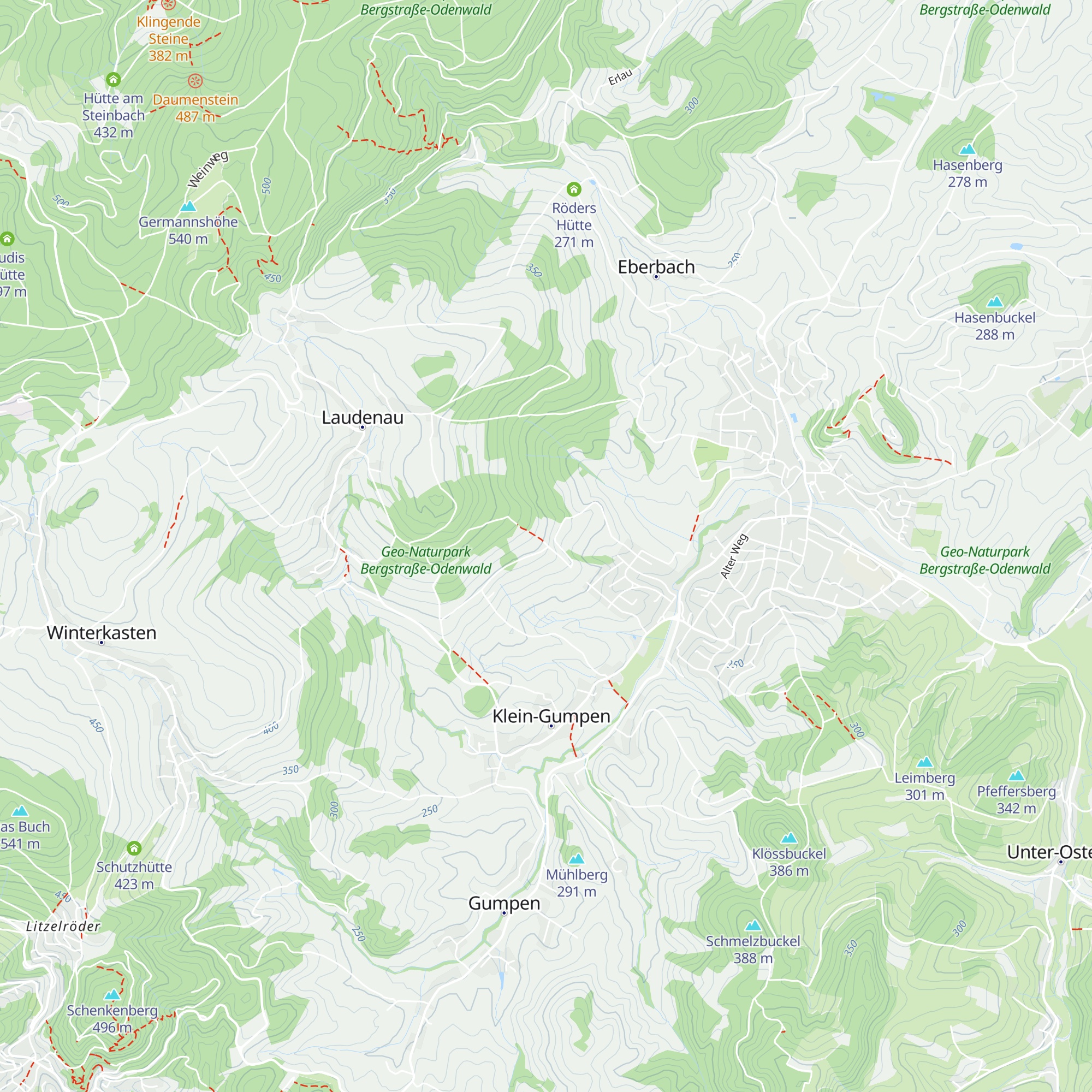 Lehrer Beier Hütte map