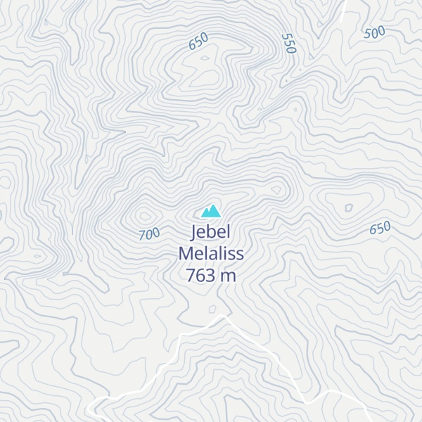 Map of Jebel Melaliss