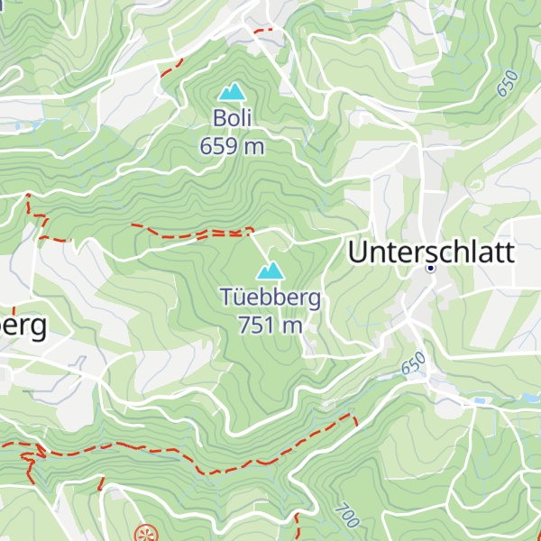 Map of Tüebberg