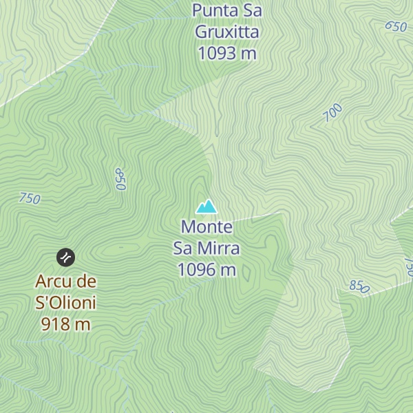 Map of Monte Sa Mirra