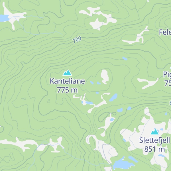Map of Middagsknattane