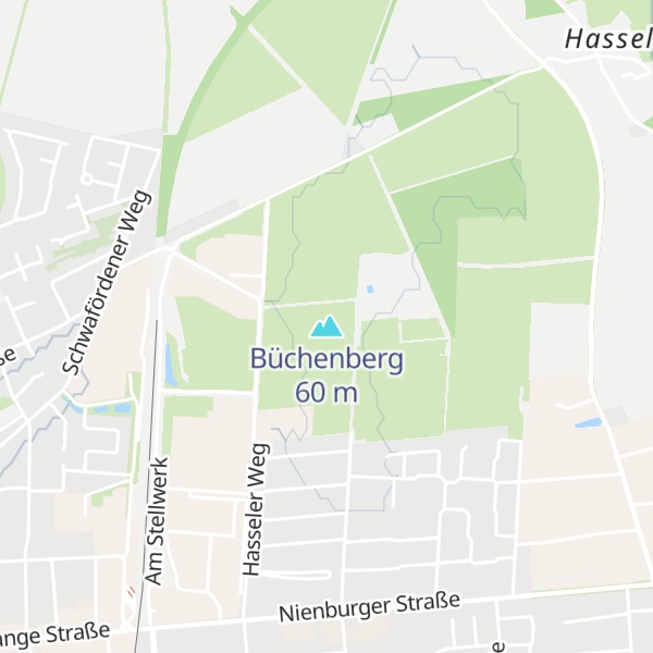 Map of Büchenberg