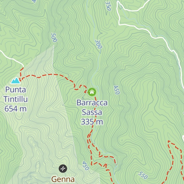 Map of Barracca Sassa