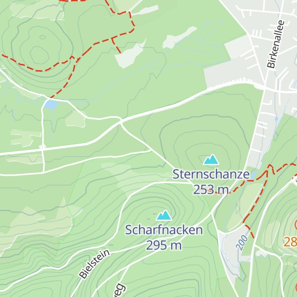 Map of Birkenweghütte
