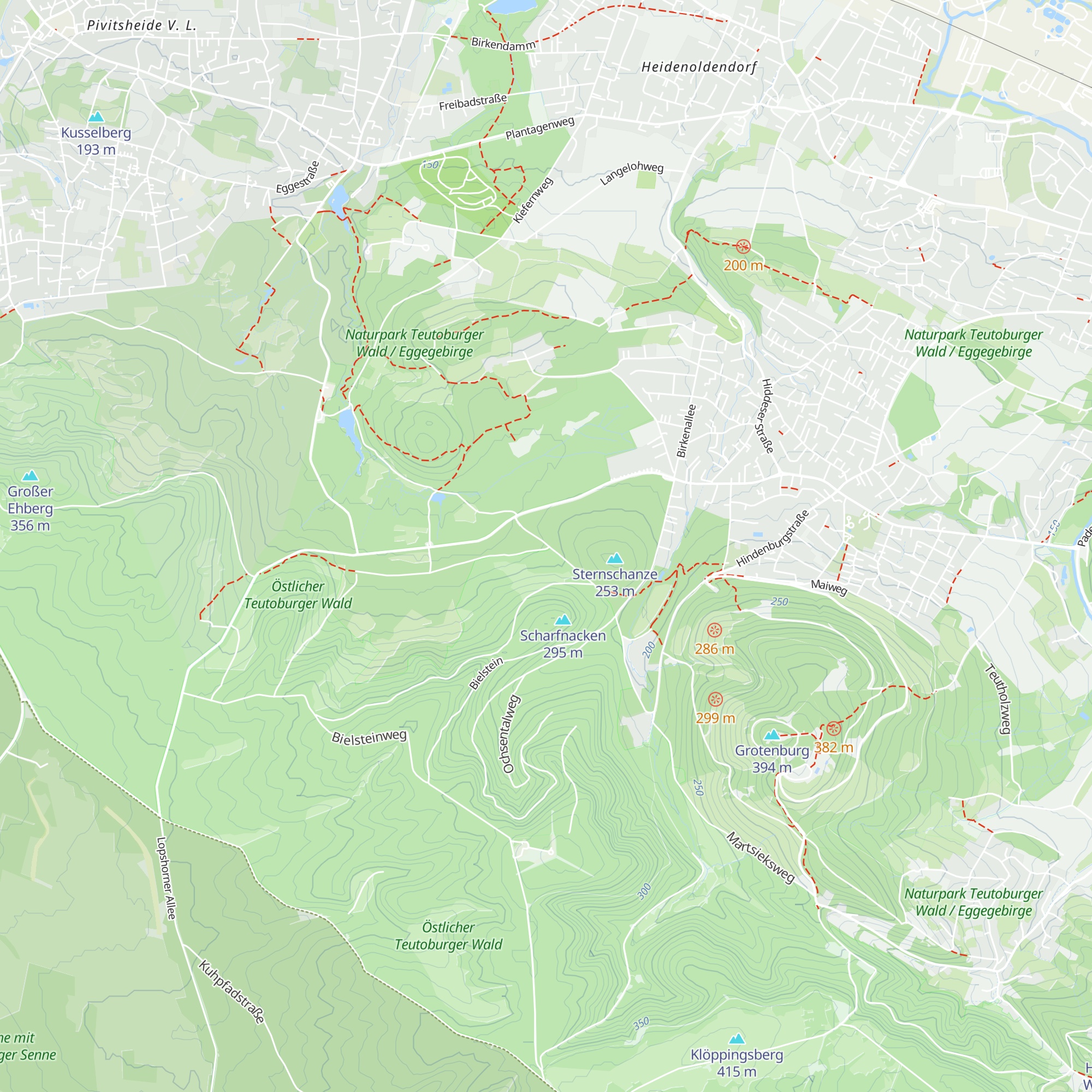 Birkenweghütte map