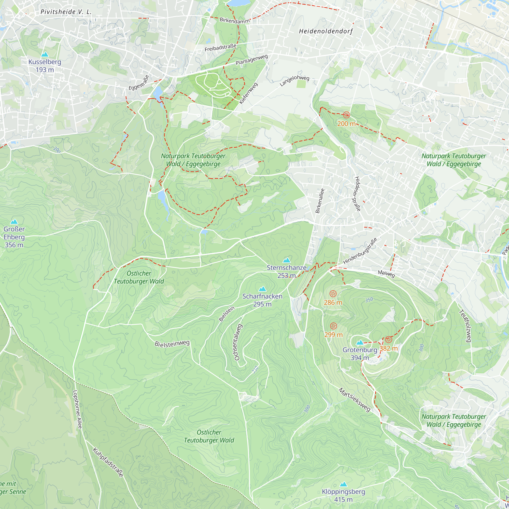 Birkenweghütte map