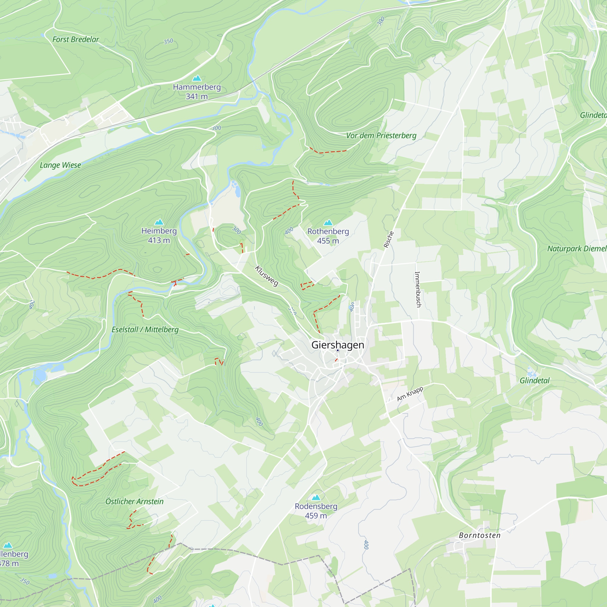 Schutzhütte Buchholz map